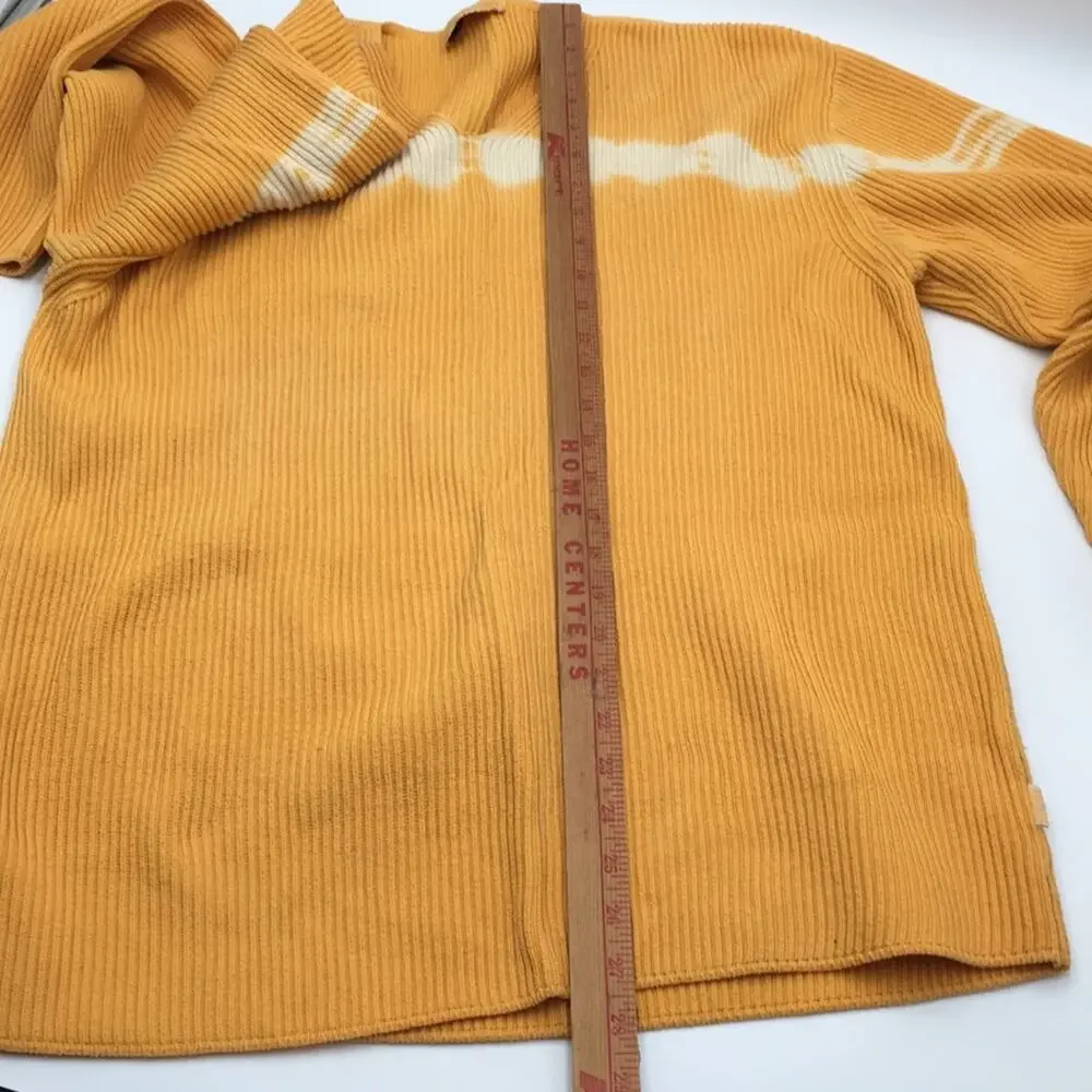 TAOS tye-die yellow unisex sweater EUC size Large